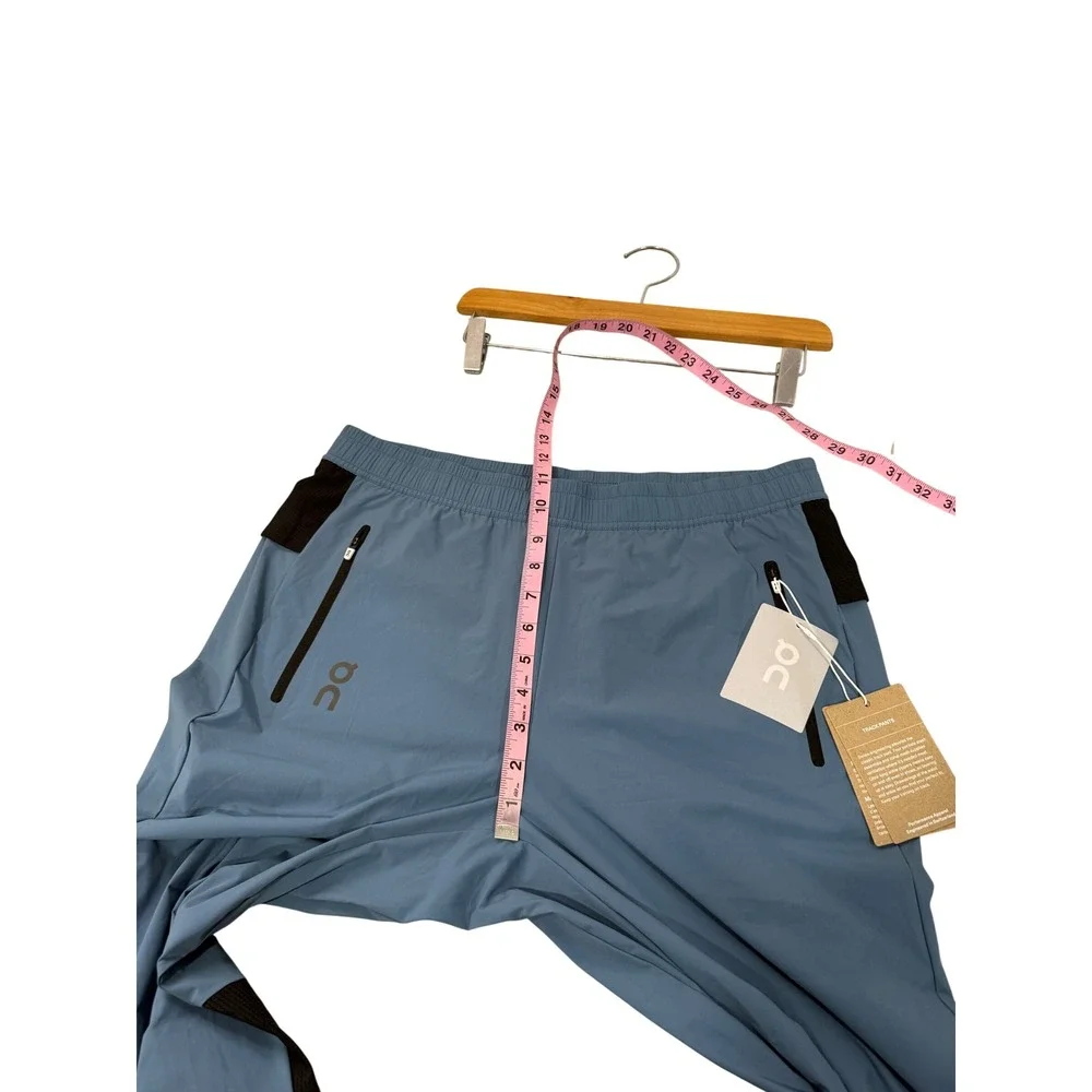 On Running Track Pants Mens Large Stellar Blue Black Joggers NWT READ